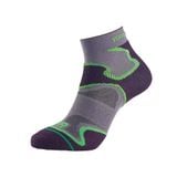  Tất chạy bộ 2 lớp 1000 Mile Fusion Anklet Double Layer - Black/Green 
