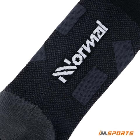 Tất Chạy Bộ NNormal Race Sock Mid-Cut - Black