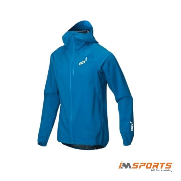 Áo Chạy Địa Hình Chống Nước Nam INOV8 Stormshell FZ V2 - Blue