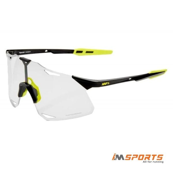 Kính 100% Hypercraft® Gloss Black Photochromic Lens
