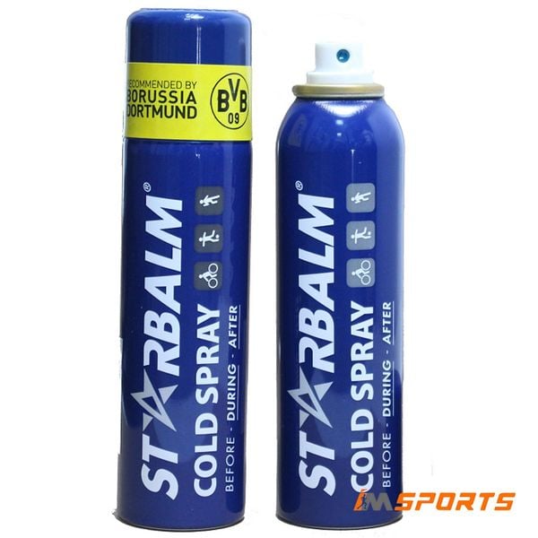 Chai Xịt Lạnh chữa đau cơ chạy bộ Starbalm Cold Spray 150ml