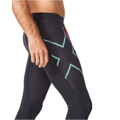 Quần Bó Cơ Nam 2XU Light Speed Compression Tights - BLK/SGF