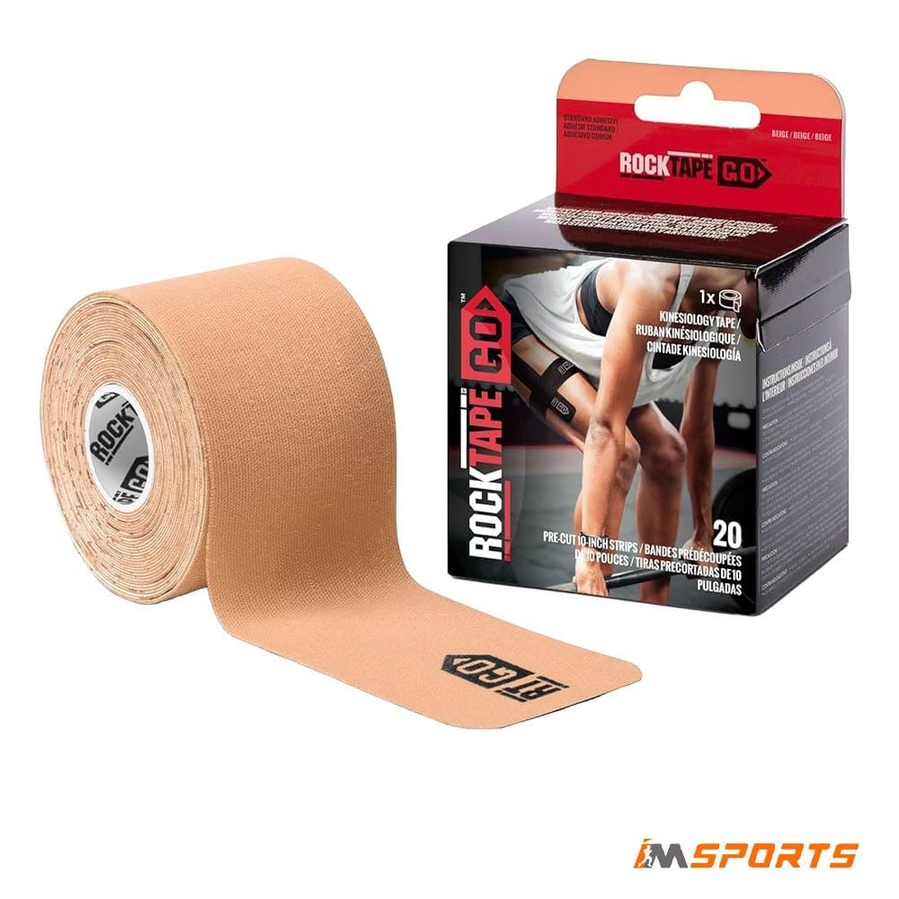  Băng Dán Cơ Thể Thao ROCKTAPE STD Pre-Cut Tape - Beige 