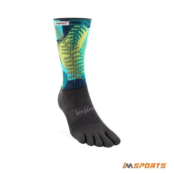 Tất Xỏ Ngón Chạy Bội Injinji Spectrum Trail Midweight Crew - Jungle