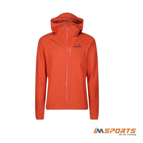 Áo Chạy Địa Hình Chống Nước Nam INOV8 Stormshell FZ V2 - Fiery Red