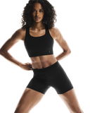  Quần Chạy Bộ Nữ On Running Women's Pace Tights Short - Black/Black 