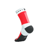  Tất Chạy Bộ Compressport Ultra Trail Socks V2.0-White/Fluo Red 