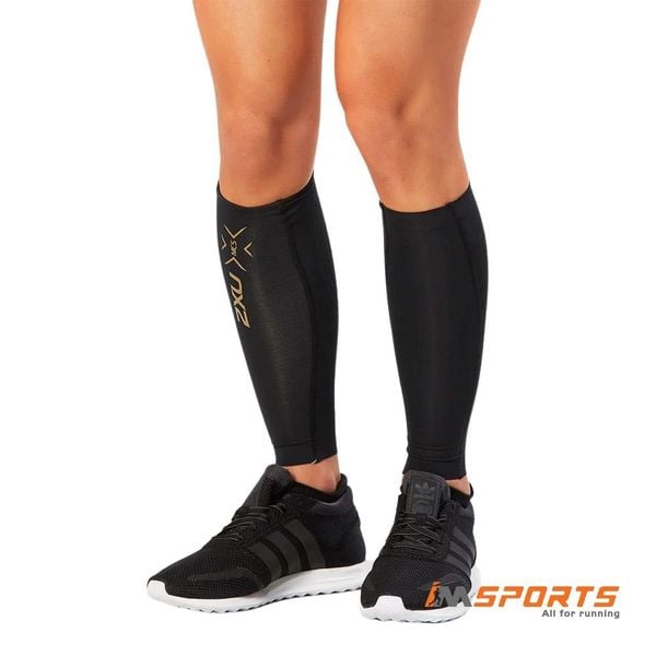 Bó Ống Chân 2XU Light Speed Compression Calf - Blk/Gld