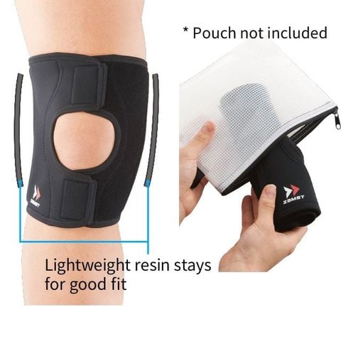 Bó gối thể thao giảm chấn thương chạy bộ Zamst EK-1