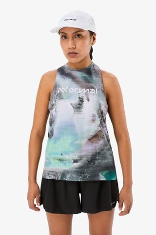Áo Chạy Bộ Nữ NNormal Race Tank Women - Nature AI Print