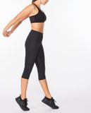  Quần Bó Cơ 2XU Force Mid-Rise Comp 3/4 Tight - Black/Nero 