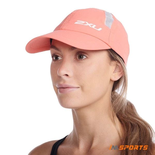 Mũ Chạy Bộ 2XU Run Cap Unisex - HYC/WHT