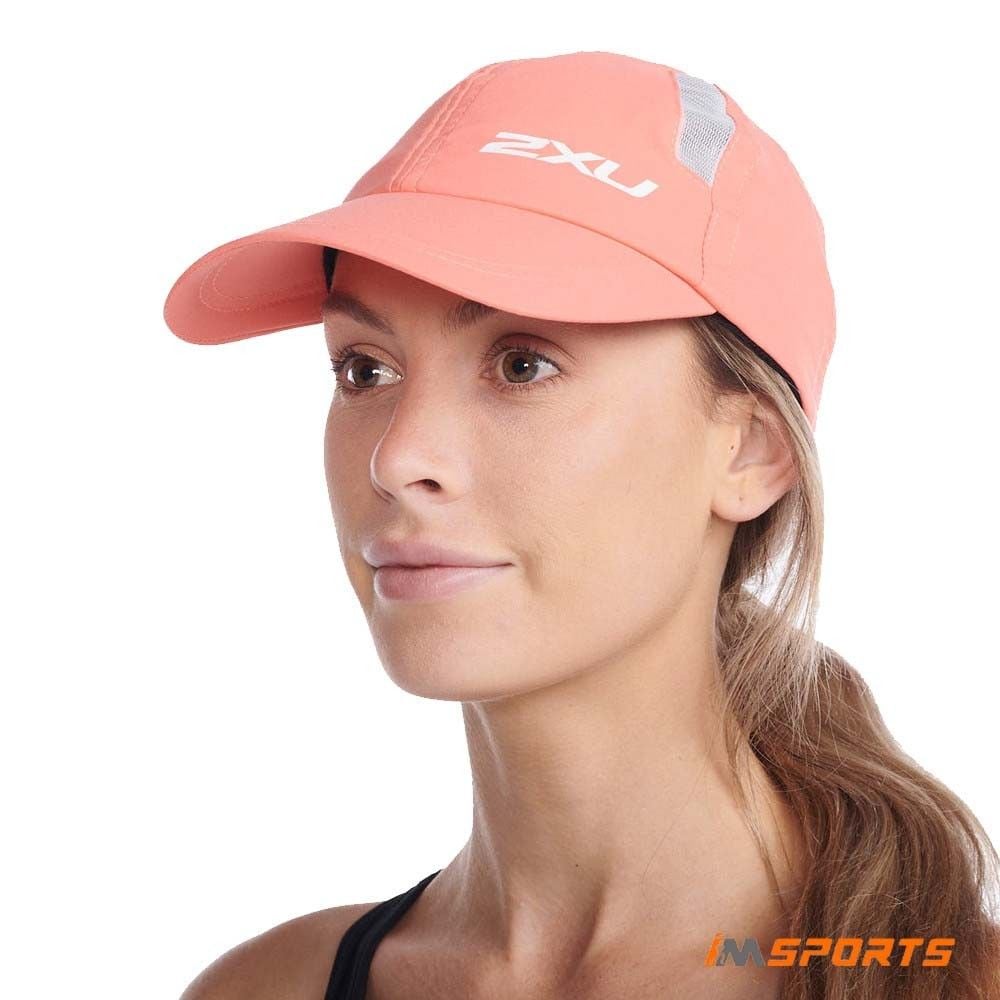  Mũ Chạy Bộ 2XU Run Cap Unisex - HYC/WHT 