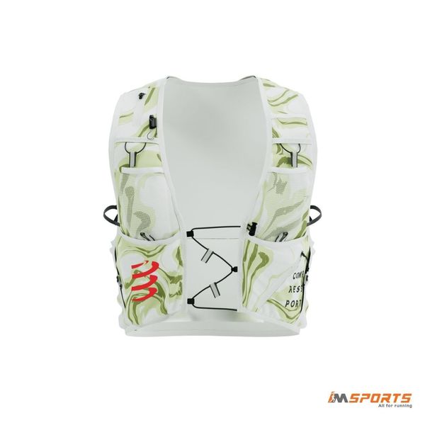 Vest Chạy Địa Hình Compressport UltRun Evo 10 Pack-Sugar/Green Camo