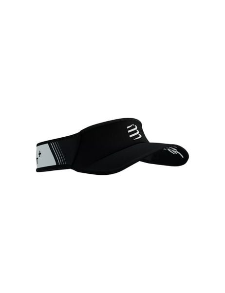 Mũ Chạy Bộ Nửa Đầu Compressport Visor Ultralight - Black/White