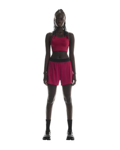Quần Chạy Bộ Nữ On Running Women's 3" Performance 2/1 Shorts - Grenadine/Black