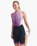  Bộ Quần Áo Ba Môn Phối Hợp Nữ 2XU Light Speed Front Zip Trisuit - Wood Violet/Pastel Pink 