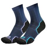  Tất chạy địa hình 1000 Miles Trail Sock Repreve (Bộ 2 đôi) - Navy/Lilac + Navy/Kingfisher 
