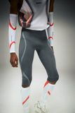  Bó Ống Chân 2XU Lightweight Desert Compression Calf Guards - White/Heat Visions 