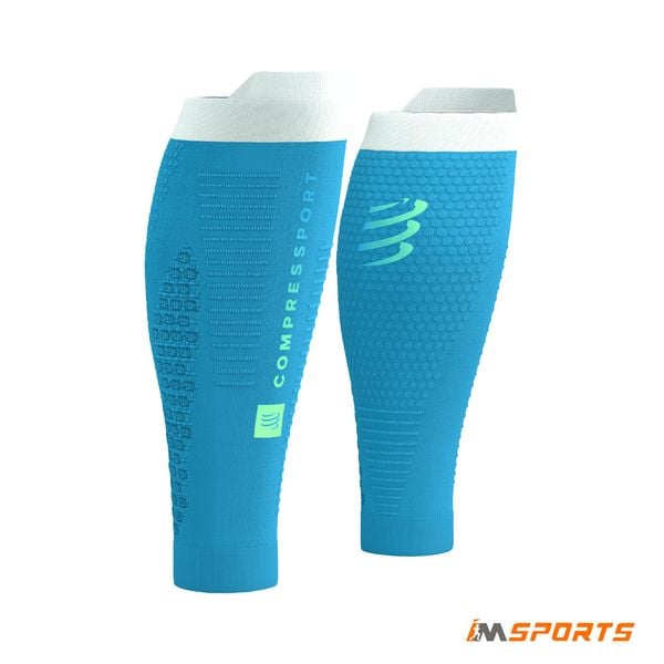 Bó Bắp Chân Compressport Calf R2 3.0 - Norse Blue/White