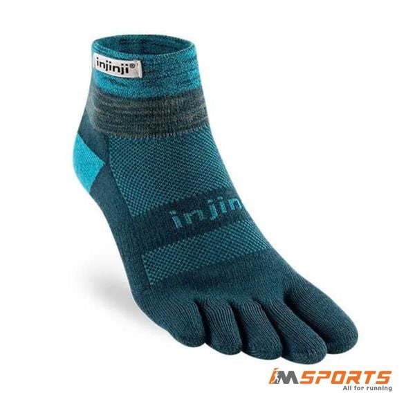 Tất Xỏ Ngón Chạy Địa Hình Injinji Trail Midweight Mini-Crew - Midnight