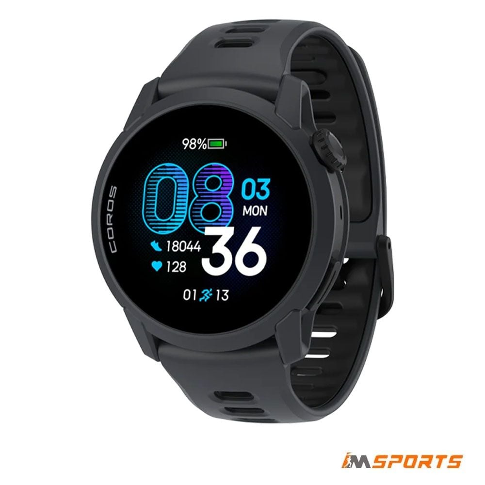  Đồng hồ chạy bộ, thể thao GPS Coros Pace 4 - Black Silicone 