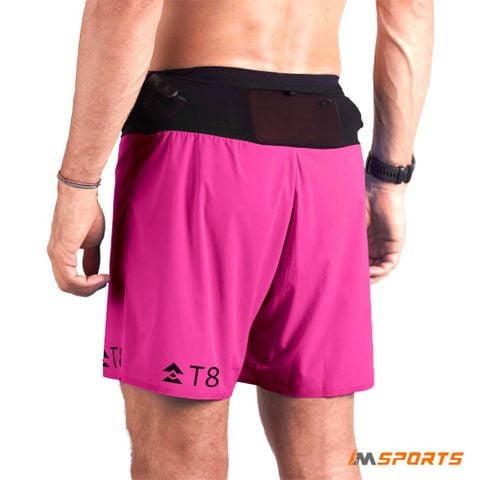 Quần Chạy Bộ Nam T8 Men's Sherpa Shorts - Hot Pink