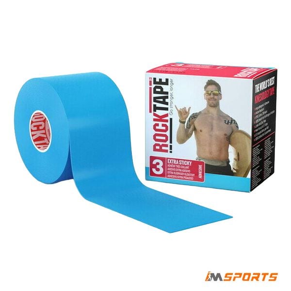 Băng Dán Cơ Thể Thao ROCKTAPE H2O Extra Sticky Tape 5cm x 5m - Blue