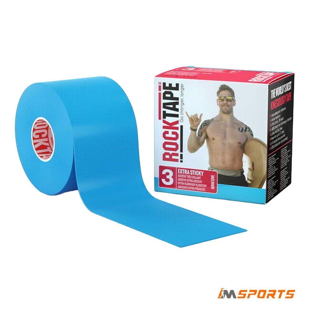  Băng Dán Cơ Thể Thao ROCKTAPE H2O Extra Sticky Tape 5cm x 5m - Blue 
