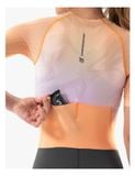  Bộ Quần Áo Ba Môn Nữ Compressport Aero SS Trisuit W-Buff Orange Print 