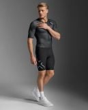  Bộ Quần Áo Nam Ba Môn Phối Hợp 2XU Core Sleeved Trisuit - BLK/WHT 