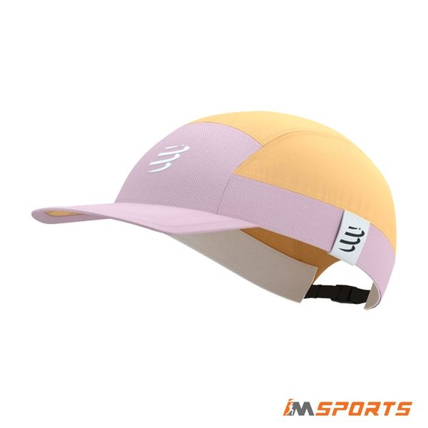 Mũ Thể Thao Compressport 5 Panel Light Cap-Buff Orange/Roseate