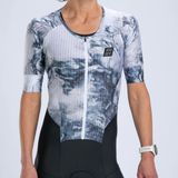  Bộ Quần Áo Ba Môn Nữ Zoot Women's Elite Tri Aero Fz Racesuit - Vapor White 