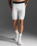  Quần Bó Cơ Nam 2Xu Men's Base Layer Compression Shorts - White 