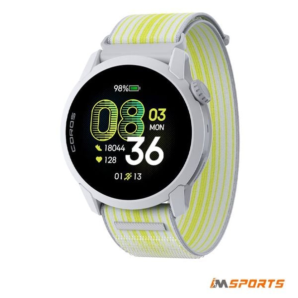 Đồng hồ chạy bộ, thể thao GPS Coros Pace 4 - Nylon - White