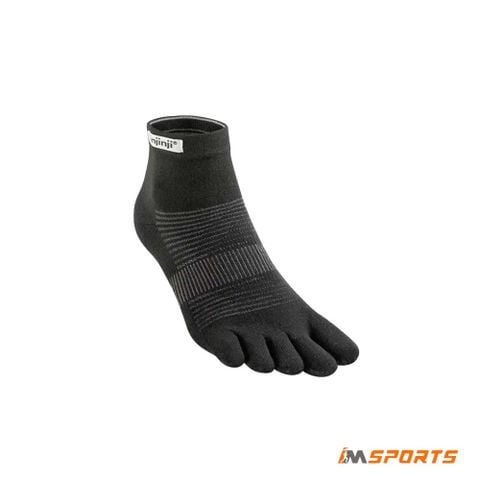 Tất xỏ ngón chạy bộ Injinji Run Lightweight Mini-Crew - Black