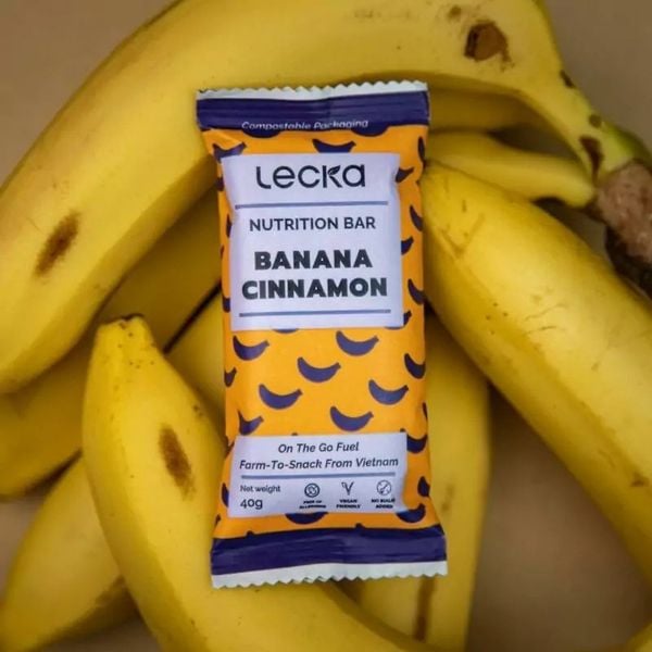 Thanh năng lượng tự nhiên Lecka Energy Bar - Chuối Quế