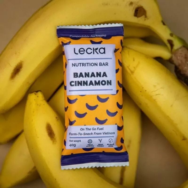  Thanh năng lượng tự nhiên Lecka Energy Bar - Chuối Quế 