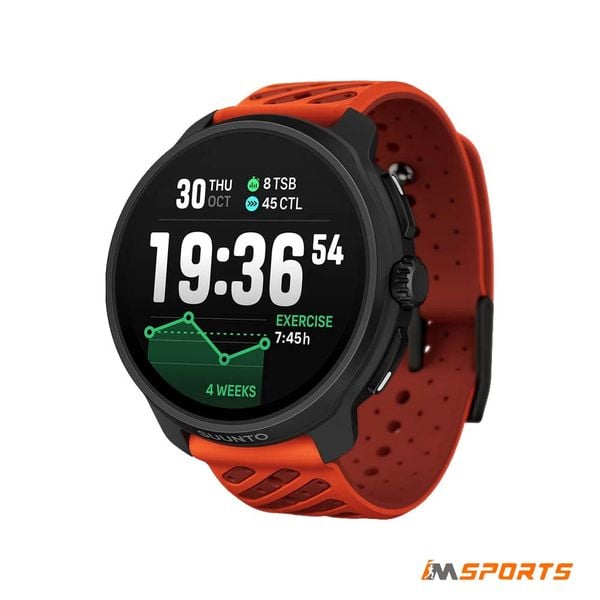 Đồng Hồ Thể Thao GPS Suunto Race 2 Stainless Steel - Coral Orange