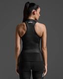  Áo Ba Môn Phối Hợp Nữ 2XU Core Tri Tank 25 - BLK/WHT 