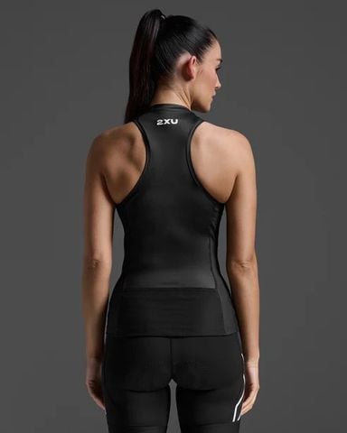 Áo Ba Môn Phối Hợp Nữ 2XU Core Tri Tank 25 - BLK/WHT