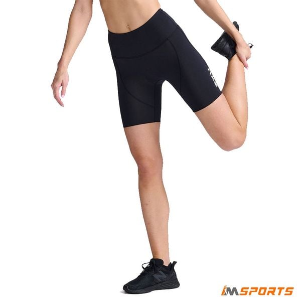 Quần Ba Môn Phối Hợp Nữ 2XU Aero Tri Shorts - BLK/WHT