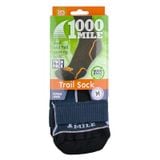  Tất chạy địa hình 1000 Mile Trail Sock Repreve (Bộ 2 đôi) - Black/Orange + Black/Green 