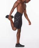  Quần Bó Cơ Nam 2XU Light Speed Compression Shorts Mens - BLK/BRF 