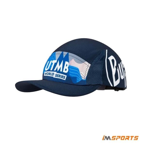Mũ Chạy Bộ BUFF 5 Panel Go Cap UTMB 2025 - Navy - L/XL