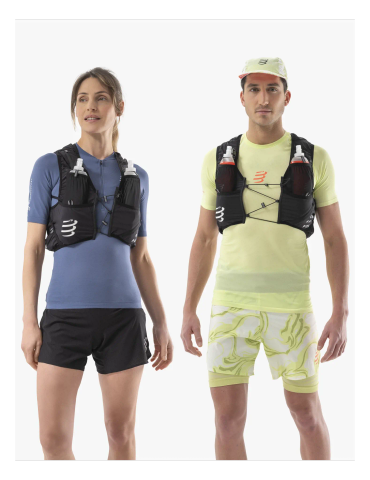 Áo Vest Chạy Địa Hình Compressport UltRun Evo 10 Pack - Black