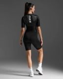  Bộ Quần Áo Ba Môn Phối Hợp Nữ 2XU Aero Hex Sleeved Trisuit - BLK/WHT 