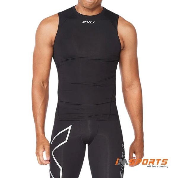 Áo Ba Lỗ Nam 2XU Core Compression Sleeveless - Đen