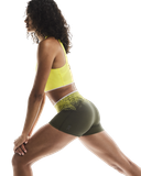  Quần Bó Thể Thao Nữ On Running Women's Race Tights Shorts - Lime 