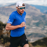 Áo Chạy Địa Hình Nam Compressport Trail Postural SS Top M - Dazzling Blue/White 